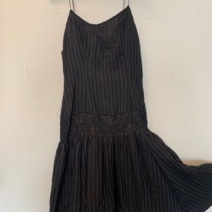 Vintage Tracy Reese Black Spanish-Style Dress Sz 8